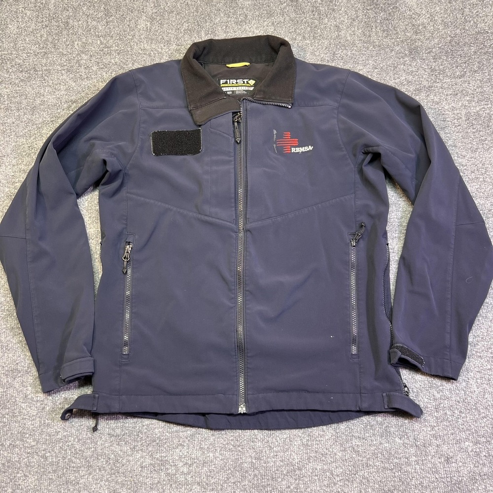 First Tactical Tactix Series Jacket Mens Medium Blue Softshell Full Zip REMSA